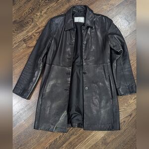 Nine West Genuine Leather Jacket